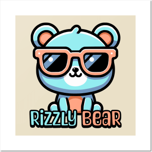 Rizzly Bear? Cute Bear Pun Posters and Art